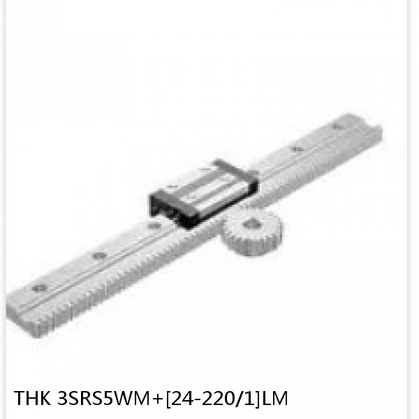 3SRS5WM+[24-220/1]LM THK Miniature Linear Guide Caged Ball SRS Series