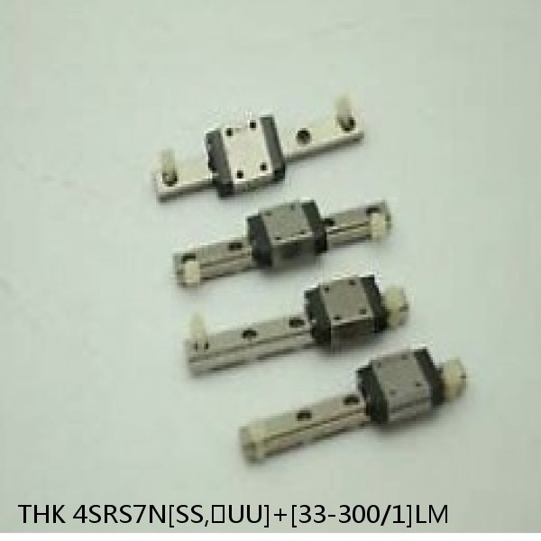 4SRS7N[SS,​UU]+[33-300/1]LM THK Miniature Linear Guide Caged Ball SRS Series