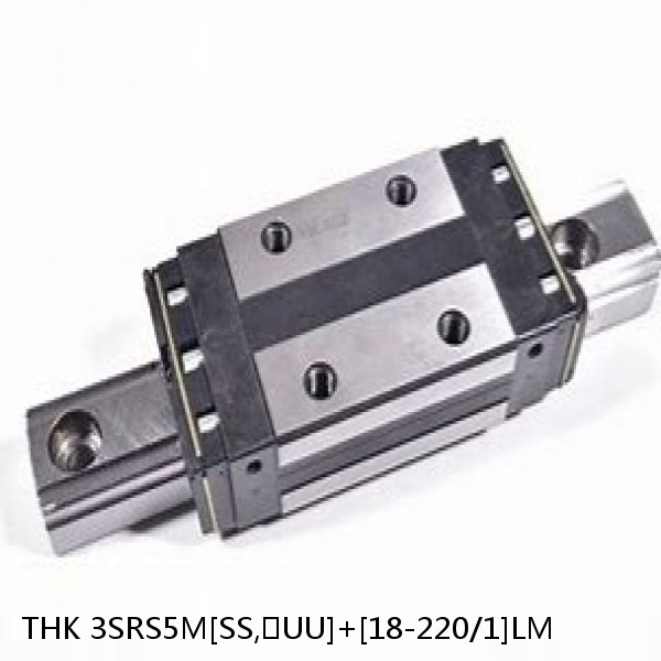 3SRS5M[SS,​UU]+[18-220/1]LM THK Miniature Linear Guide Caged Ball SRS Series #1 small image