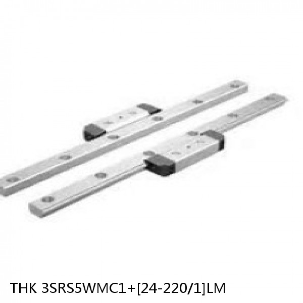 3SRS5WMC1+[24-220/1]LM THK Miniature Linear Guide Caged Ball SRS Series #1 small image