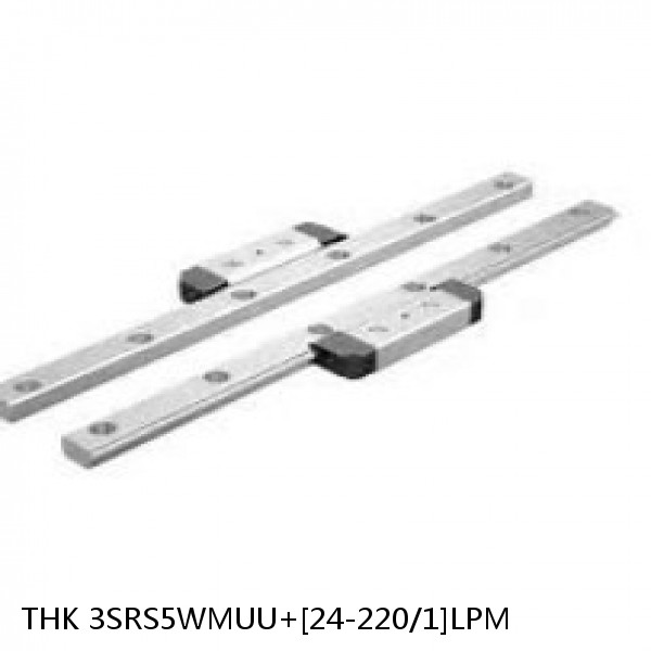3SRS5WMUU+[24-220/1]LPM THK Miniature Linear Guide Caged Ball SRS Series #1 small image