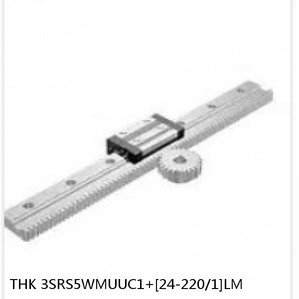 3SRS5WMUUC1+[24-220/1]LM THK Miniature Linear Guide Caged Ball SRS Series