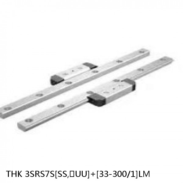 3SRS7S[SS,​UU]+[33-300/1]LM THK Miniature Linear Guide Caged Ball SRS Series #1 small image