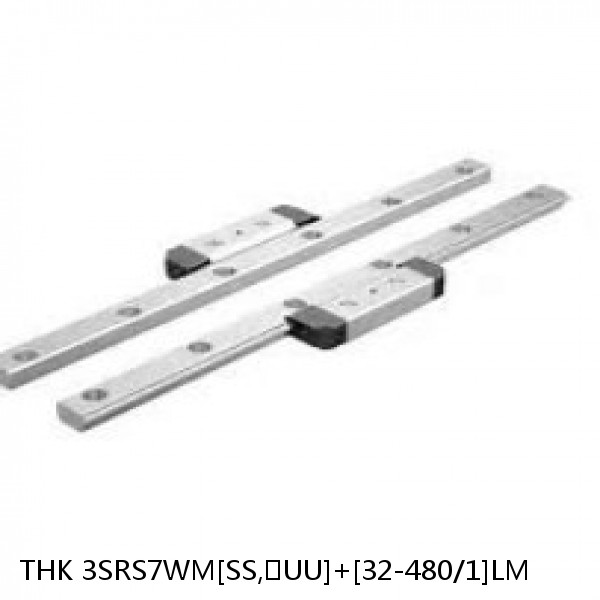 3SRS7WM[SS,​UU]+[32-480/1]LM THK Miniature Linear Guide Caged Ball SRS Series