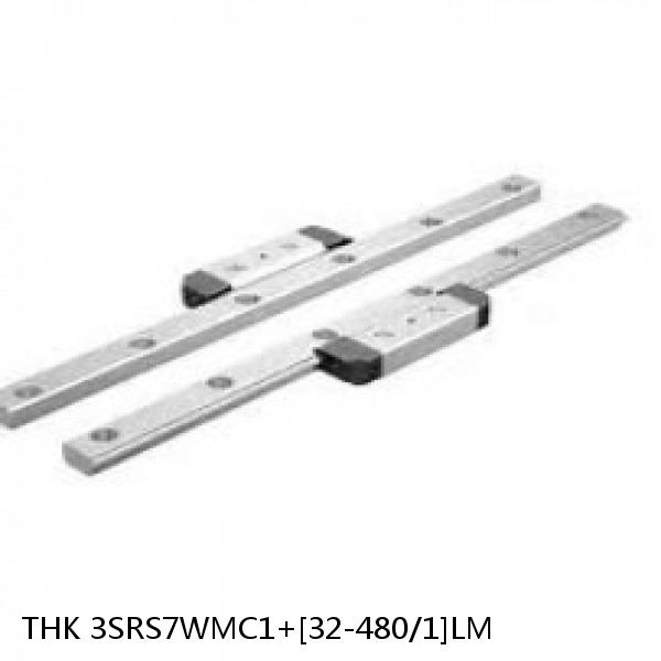 3SRS7WMC1+[32-480/1]LM THK Miniature Linear Guide Caged Ball SRS Series #1 small image