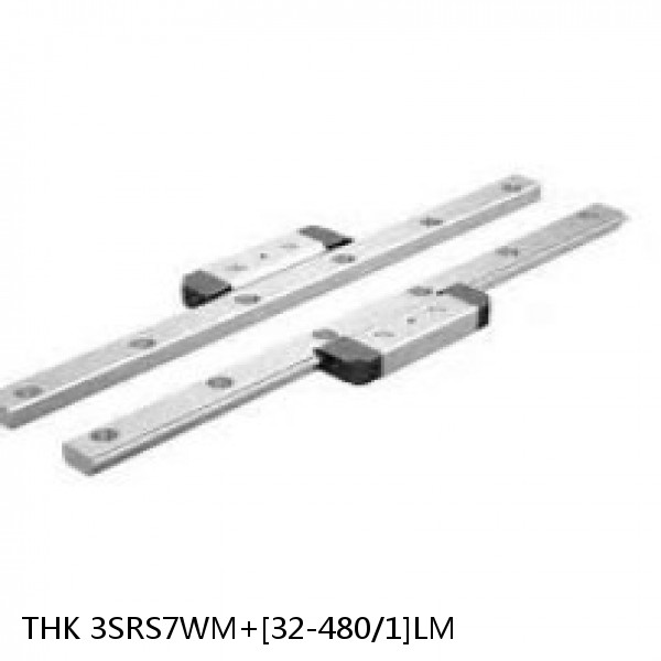 3SRS7WM+[32-480/1]LM THK Miniature Linear Guide Caged Ball SRS Series #1 small image