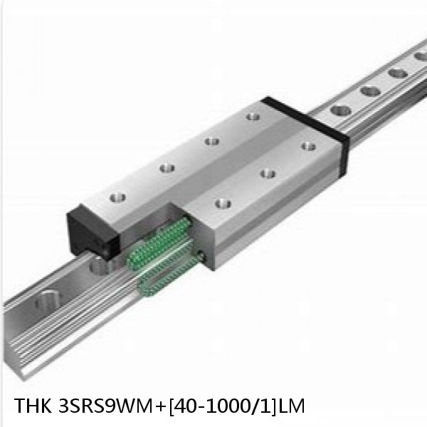 3SRS9WM+[40-1000/1]LM THK Miniature Linear Guide Caged Ball SRS Series #1 small image