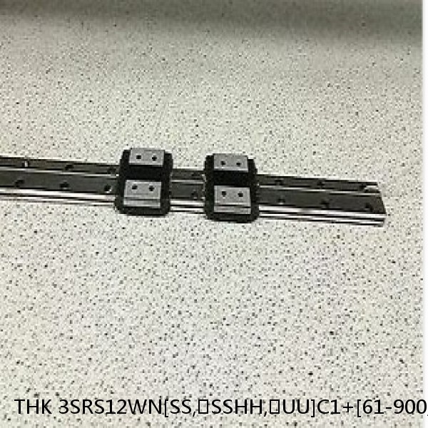 3SRS12WN[SS,​SSHH,​UU]C1+[61-900/1]L[H,​P]M THK Miniature Linear Guide Caged Ball SRS Series #1 small image