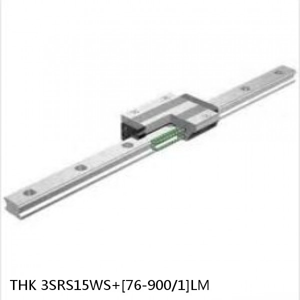 3SRS15WS+[76-900/1]LM THK Miniature Linear Guide Caged Ball SRS Series #1 small image