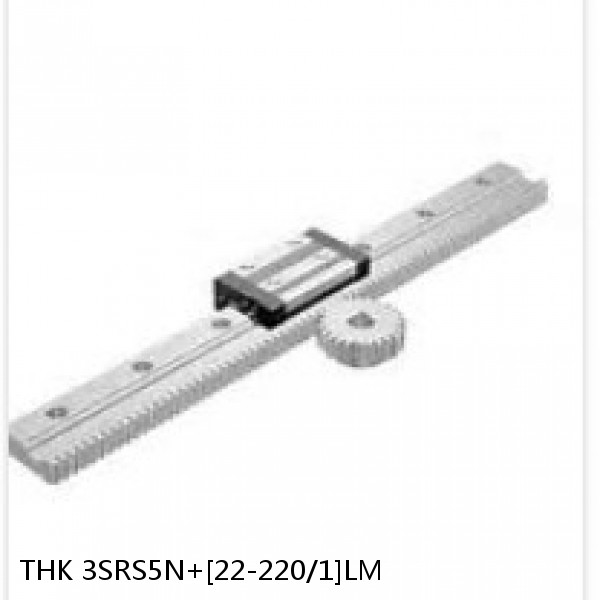 3SRS5N+[22-220/1]LM THK Miniature Linear Guide Caged Ball SRS Series #1 image