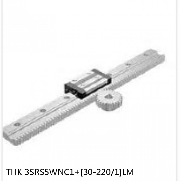 3SRS5WNC1+[30-220/1]LM THK Miniature Linear Guide Caged Ball SRS Series #1 image
