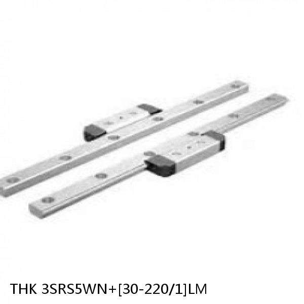 3SRS5WN+[30-220/1]LM THK Miniature Linear Guide Caged Ball SRS Series #1 image