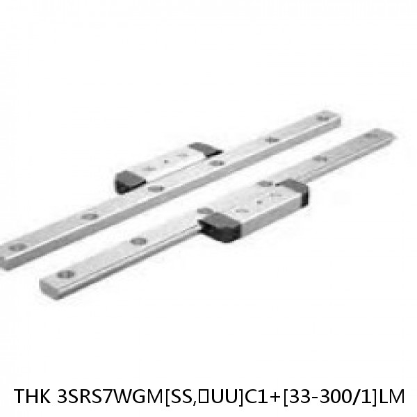 3SRS7WGM[SS,​UU]C1+[33-300/1]LM THK Miniature Linear Guide Full Ball SRS-G Accuracy and Preload Selectable #1 image