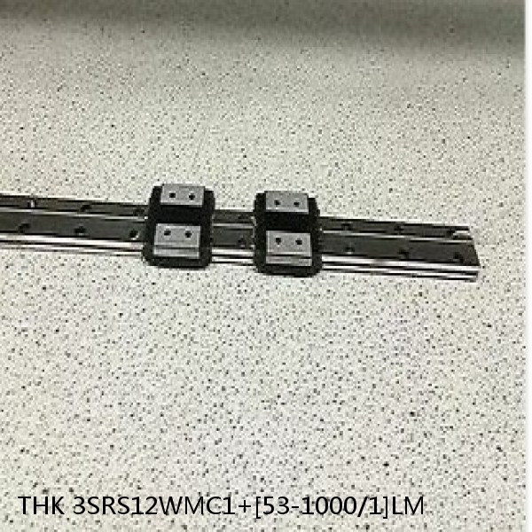 3SRS12WMC1+[53-1000/1]LM THK Miniature Linear Guide Caged Ball SRS Series #1 image