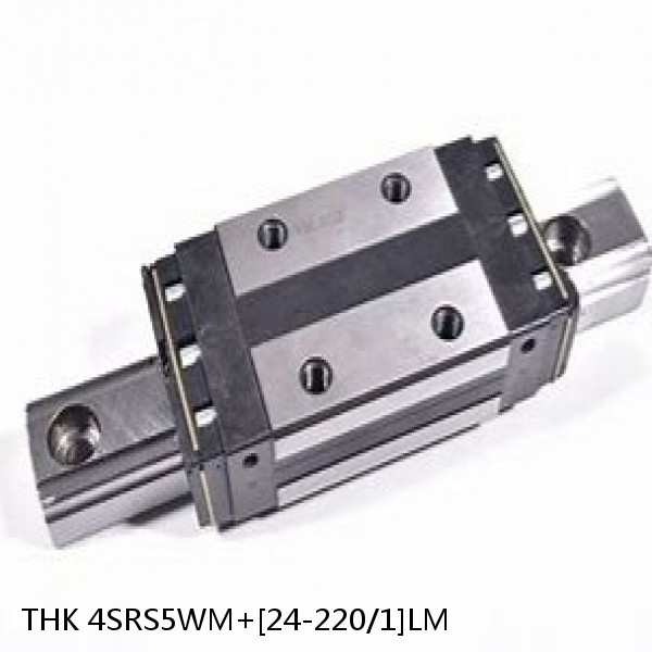 4SRS5WM+[24-220/1]LM THK Miniature Linear Guide Caged Ball SRS Series #1 image