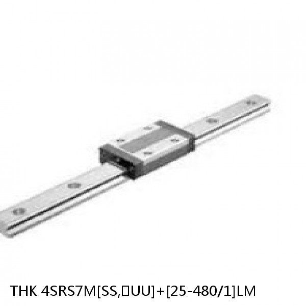 4SRS7M[SS,​UU]+[25-480/1]LM THK Miniature Linear Guide Caged Ball SRS Series #1 image