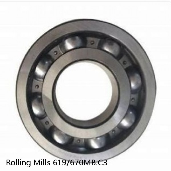 619/670MB.C3 Rolling Mills Sealed spherical roller bearings continuous casting plants #1 image
